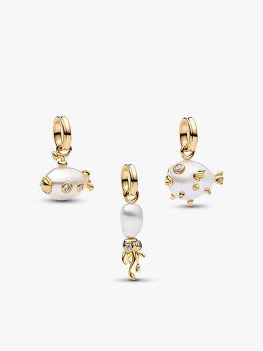 Ocean Lover Baroque Pearl Charm Set