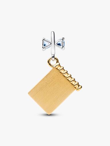 Bridgerton Dance Card & Pencil Dangle Charm