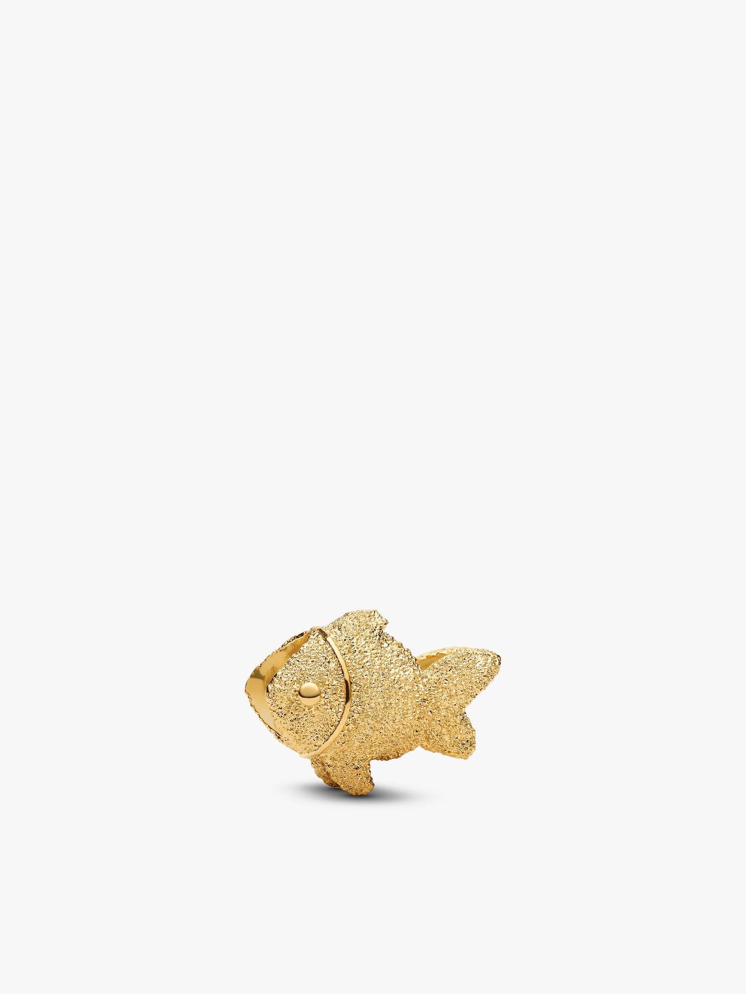 Textured Fish Mini Charm