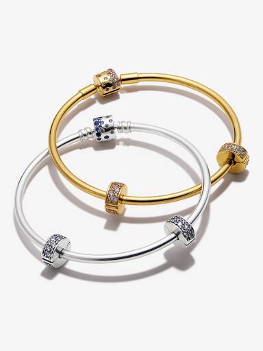 Celestial Moments Bangle Value Gold Plated Set