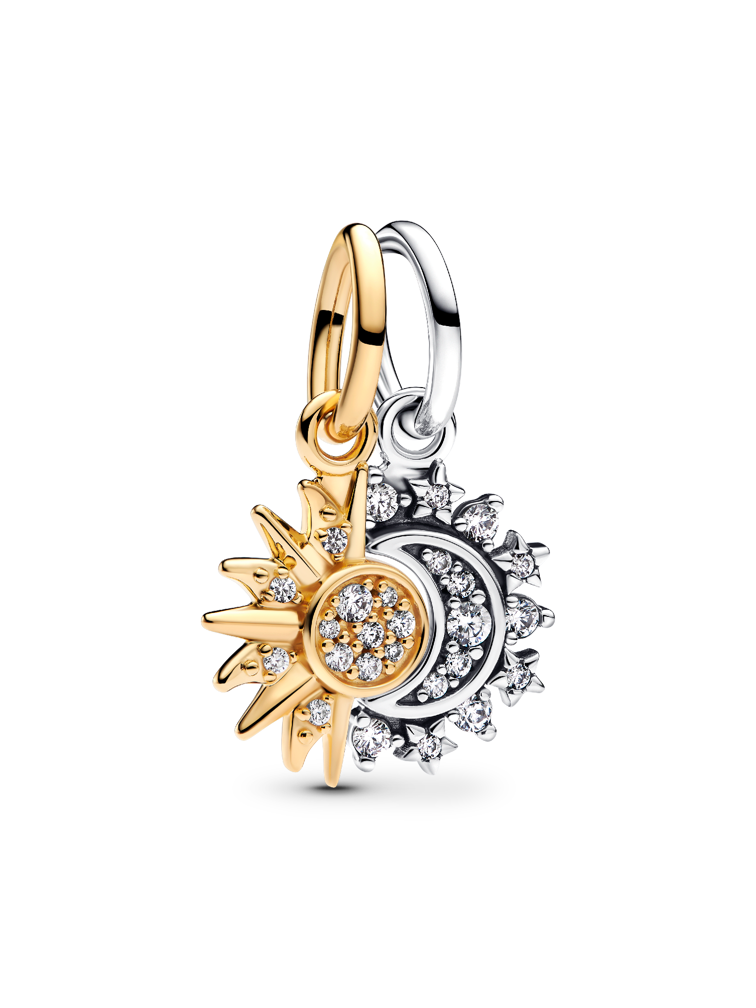 Splittable Sun & Moon Dangle Charm