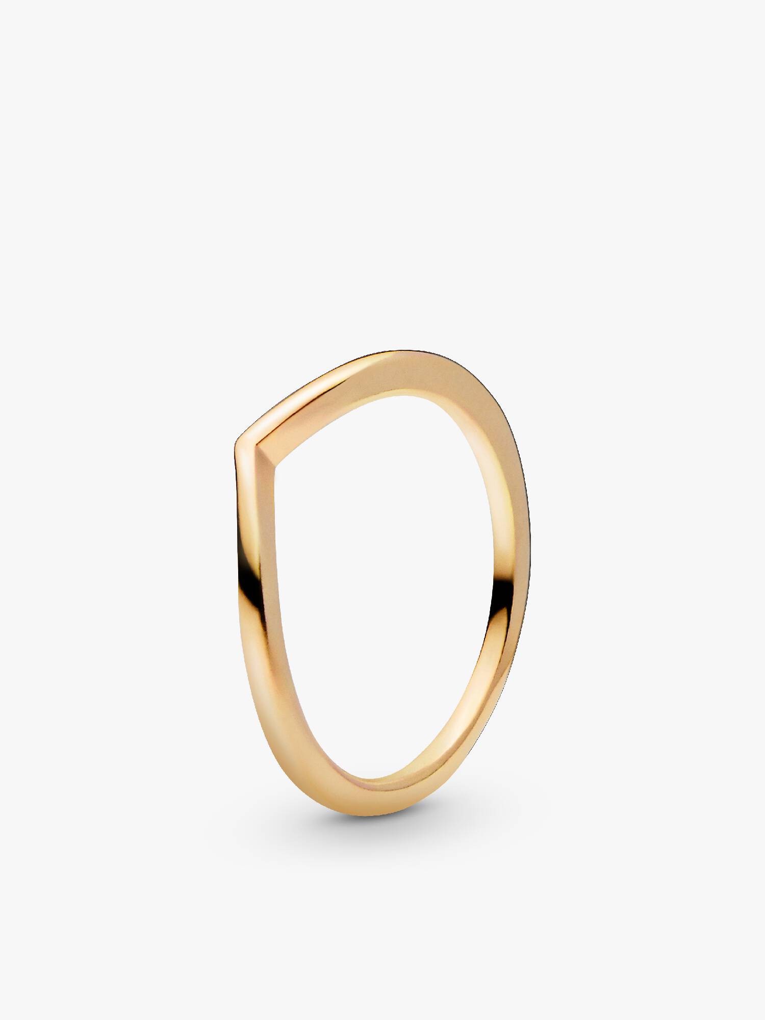 Polished Wishbone Ring