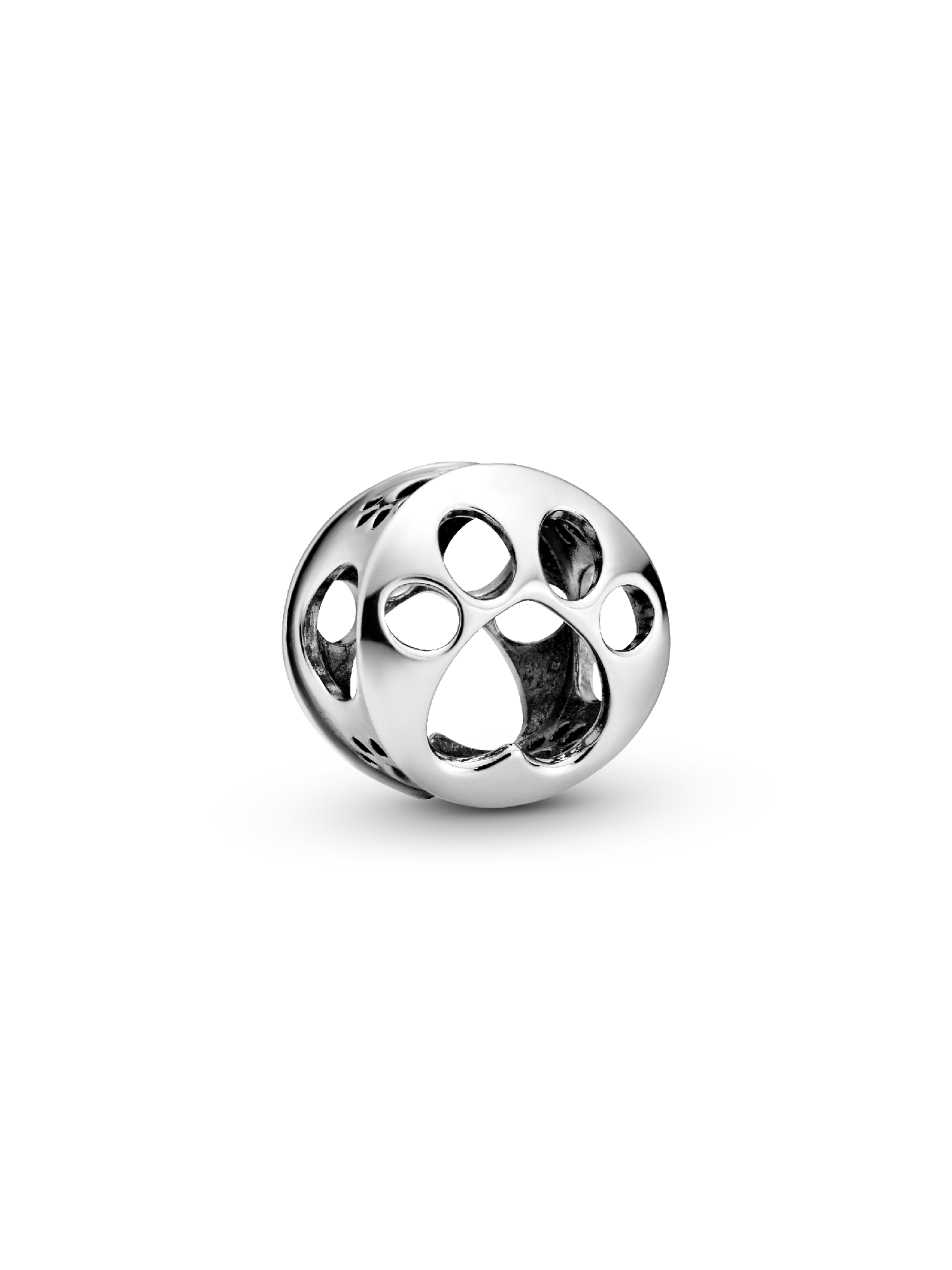 Openwork Paw Print Charm