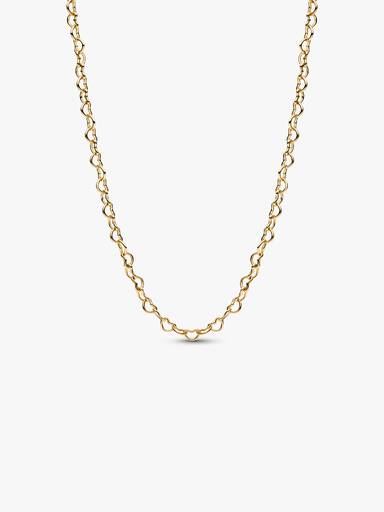 Pandora Era Linked Hearts Chain Necklace