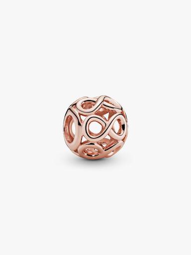 Openwork Infinity Charm