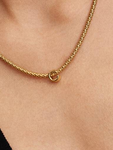 Letter C Alphabet Mini Charm