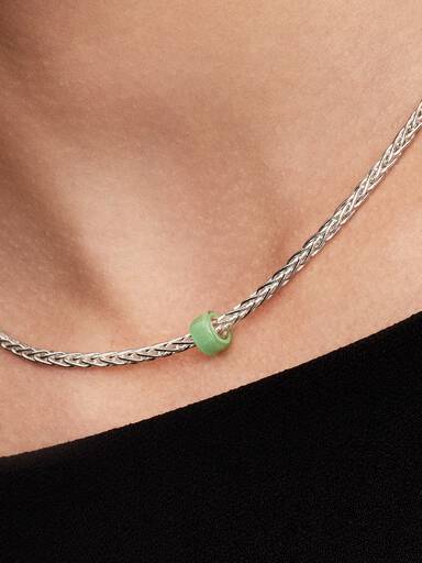 Green Murano Glass Mini Charm