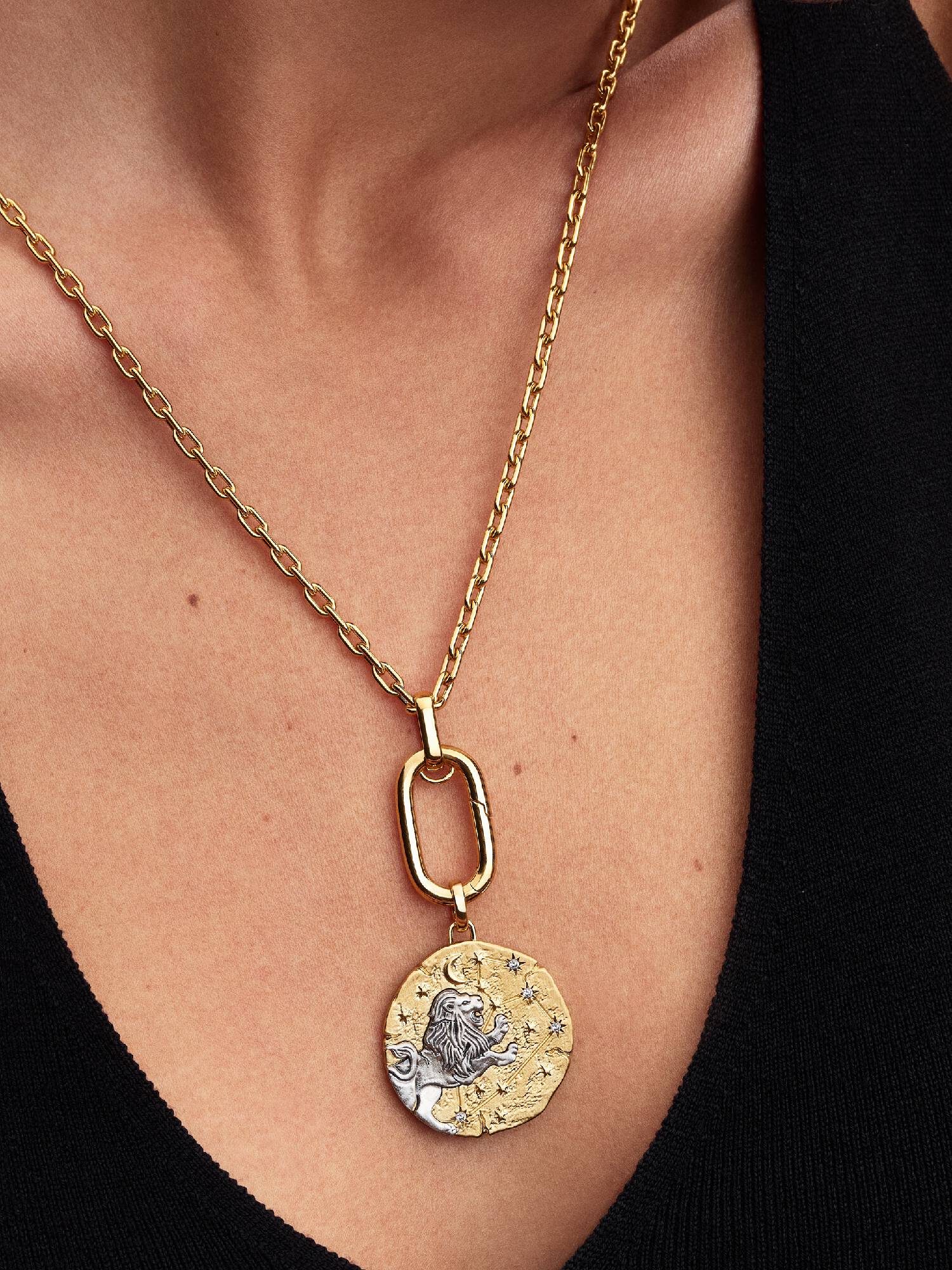 Leo Zodiac Oversized Talisman Charm