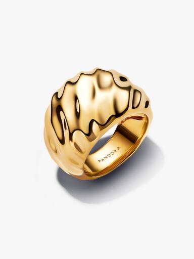 Rippled Statement Ring