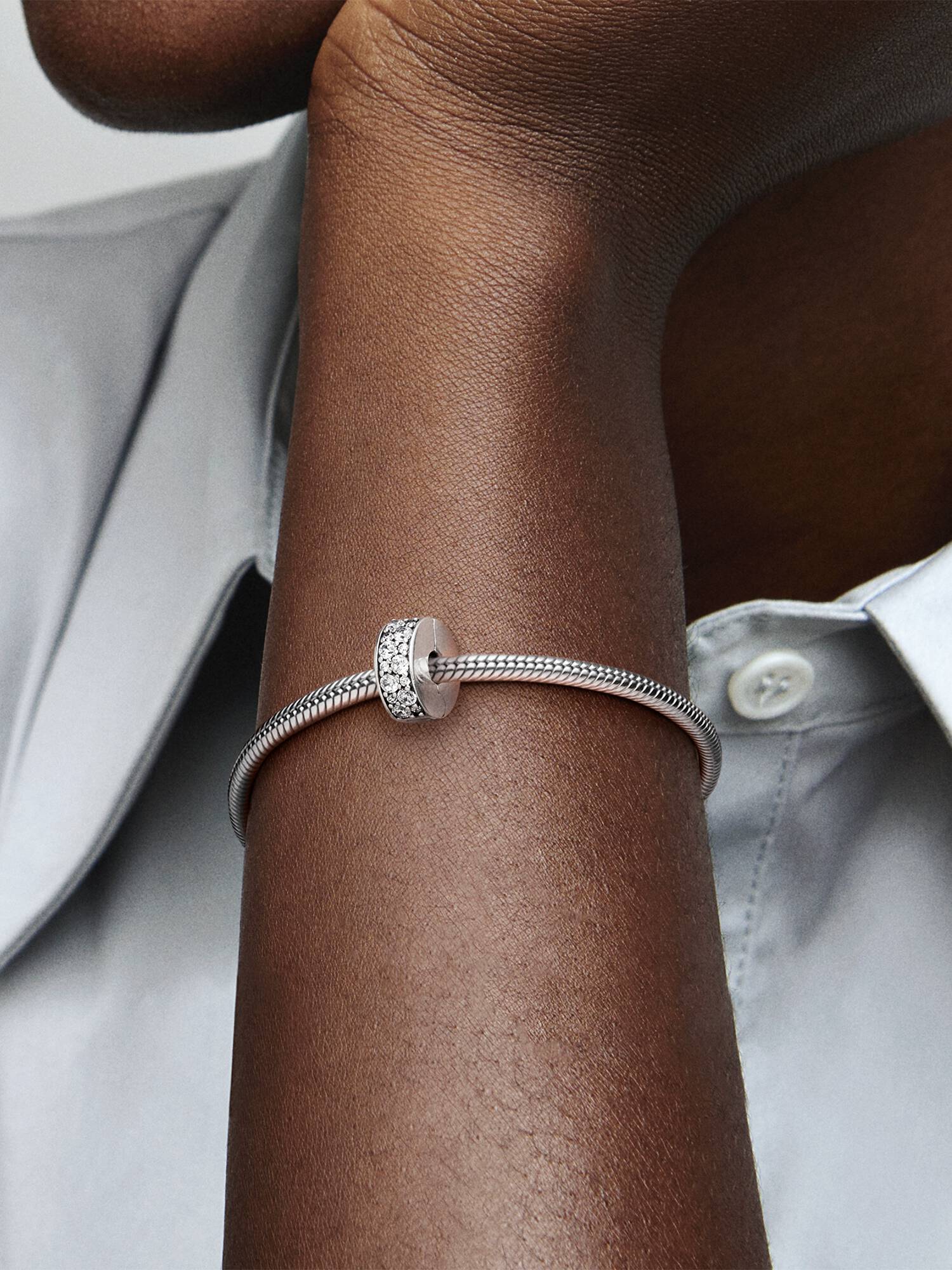 Clear Pavé Clip