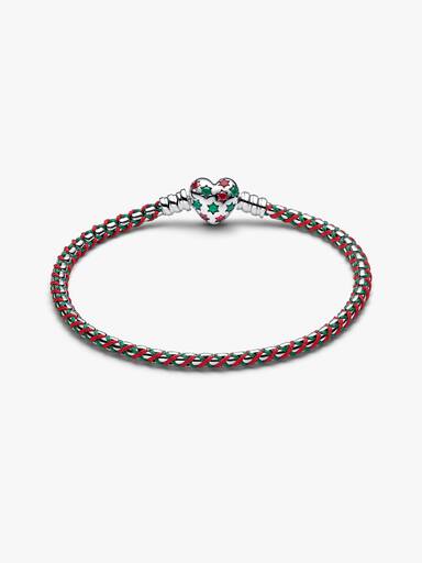 Peppermint Cord Box Chain Bracelet