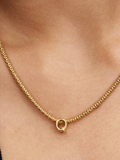 Letter Q Alphabet Mini Charm
