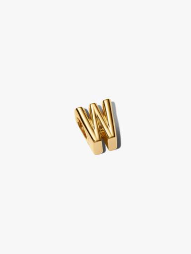 Letter W Alphabet Mini Charm