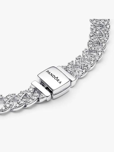 Pavé Cuban Chain Bracelet