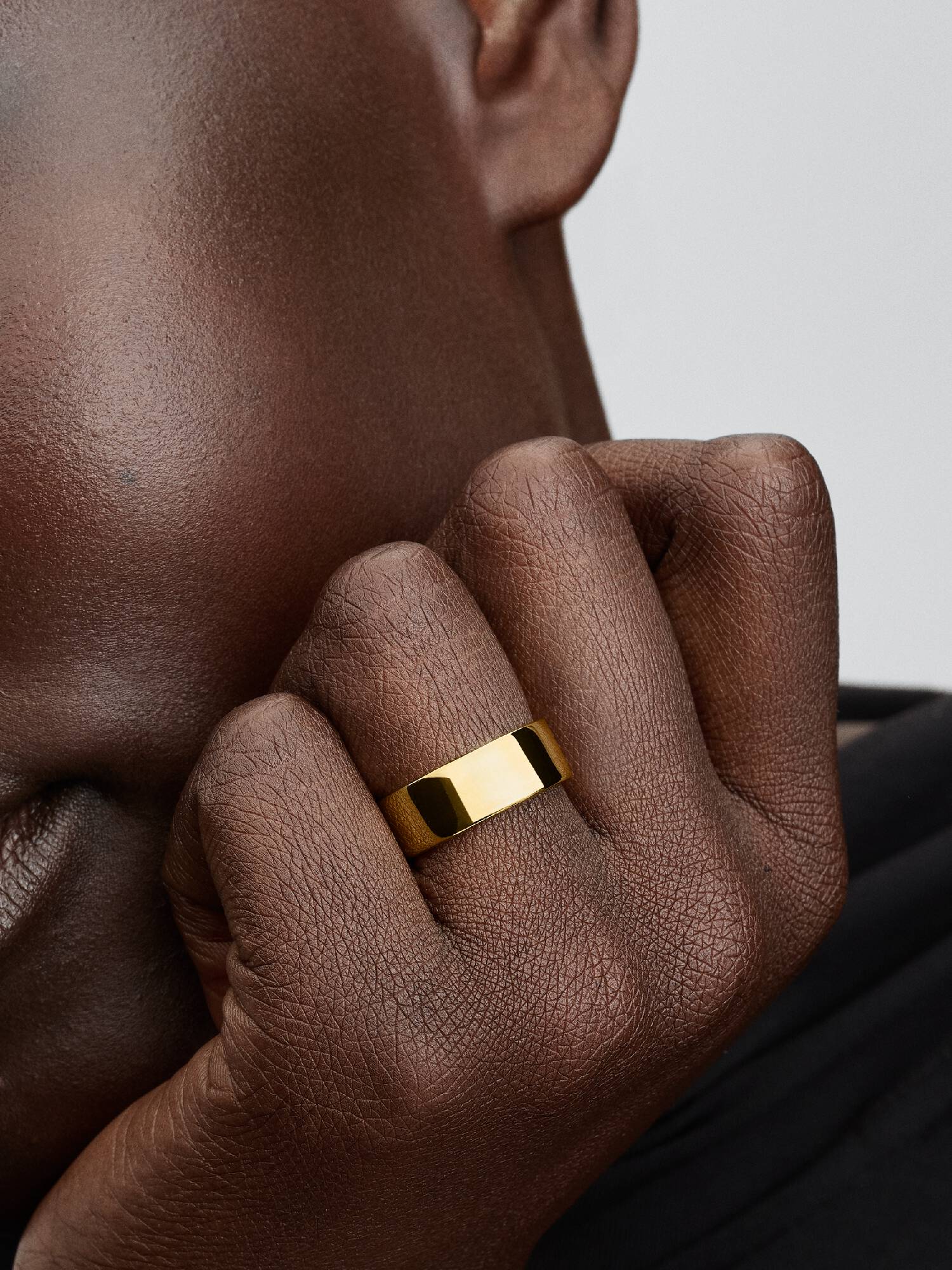 Engravable Wide Band Ring