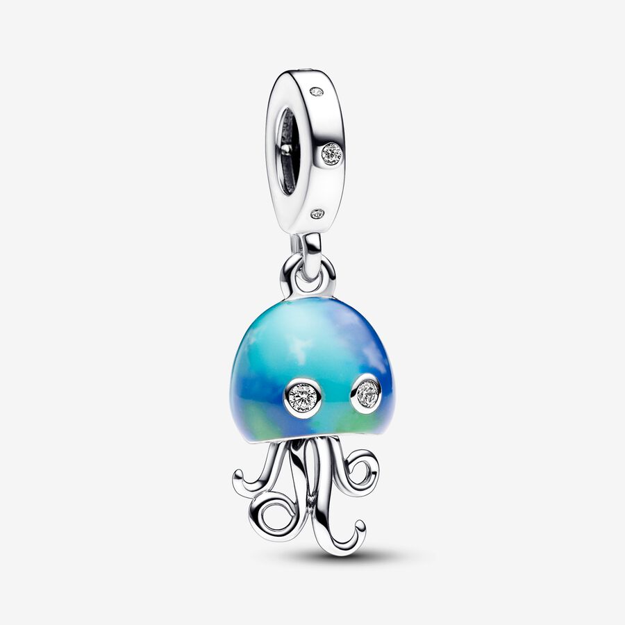 Colour-changing Jellyfish Dangle Charm image number 0