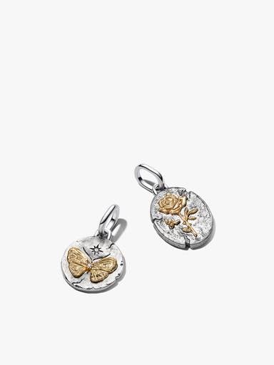 Butterfly & Rose Talisman Charm Set