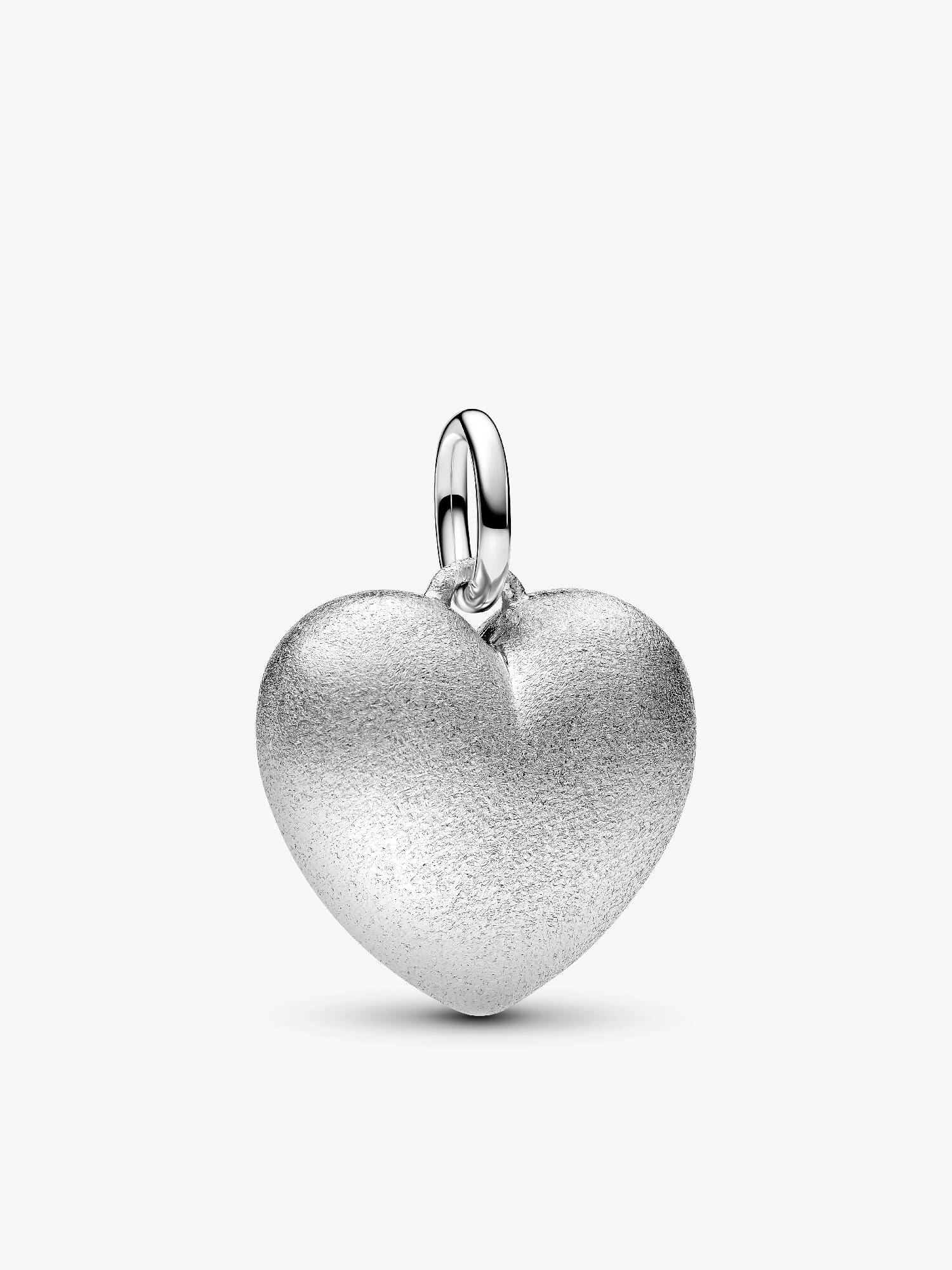 Matte Puffy Heart Dangle Charm