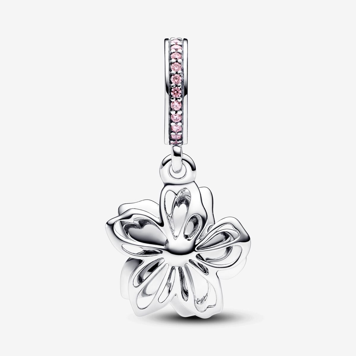 791267 Cherry Blossom Dangle Charm | Sterling silver | Pandora AU