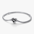 Sparkling Infinity Heart Clasp Snake Chain Bracelet Sparkling Infinity Heart Clasp Snake Chain Bracelet