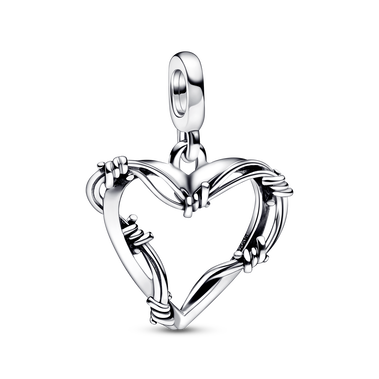 Pandora ME Wire Heart Medallion Charm