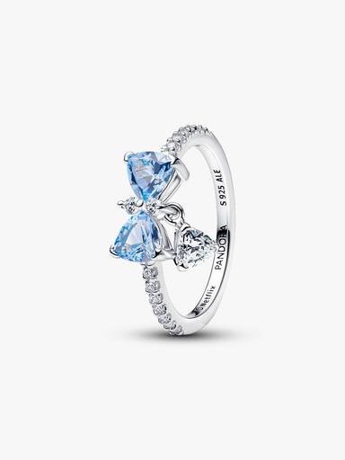 Bridgerton Blue Bow Ring