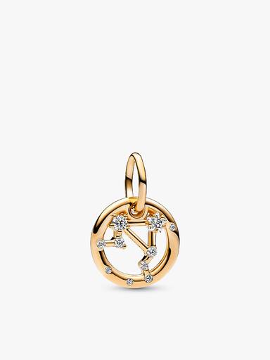 Libra Zodiac Charm and Necklace Set