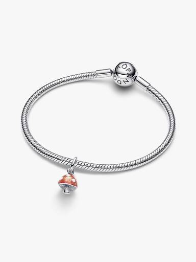 Glow-in-the-dark Mushroom Dangle Charm