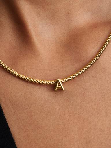 Letter A Alphabet Mini Charm