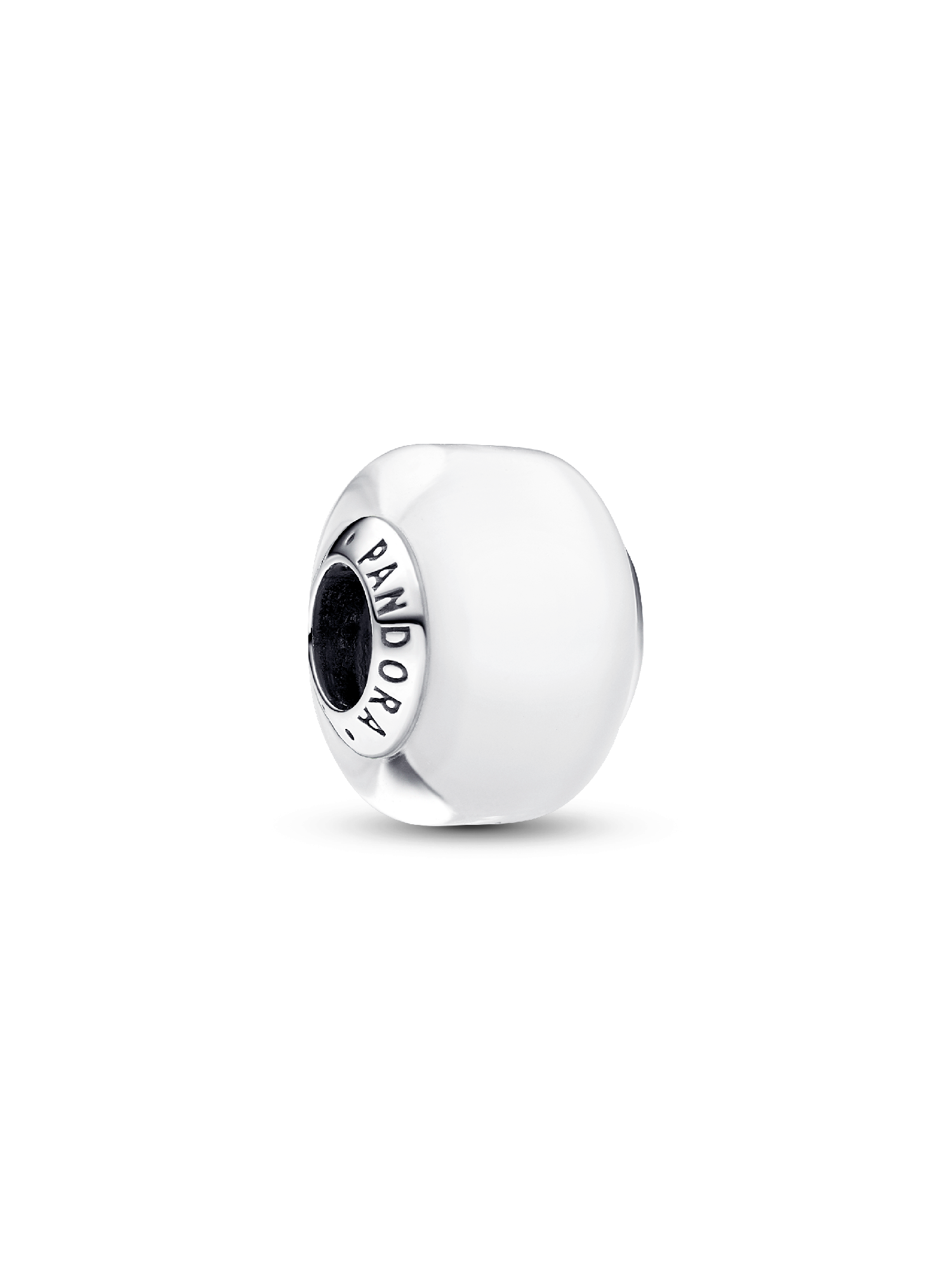 White Mini Murano Glass Charm