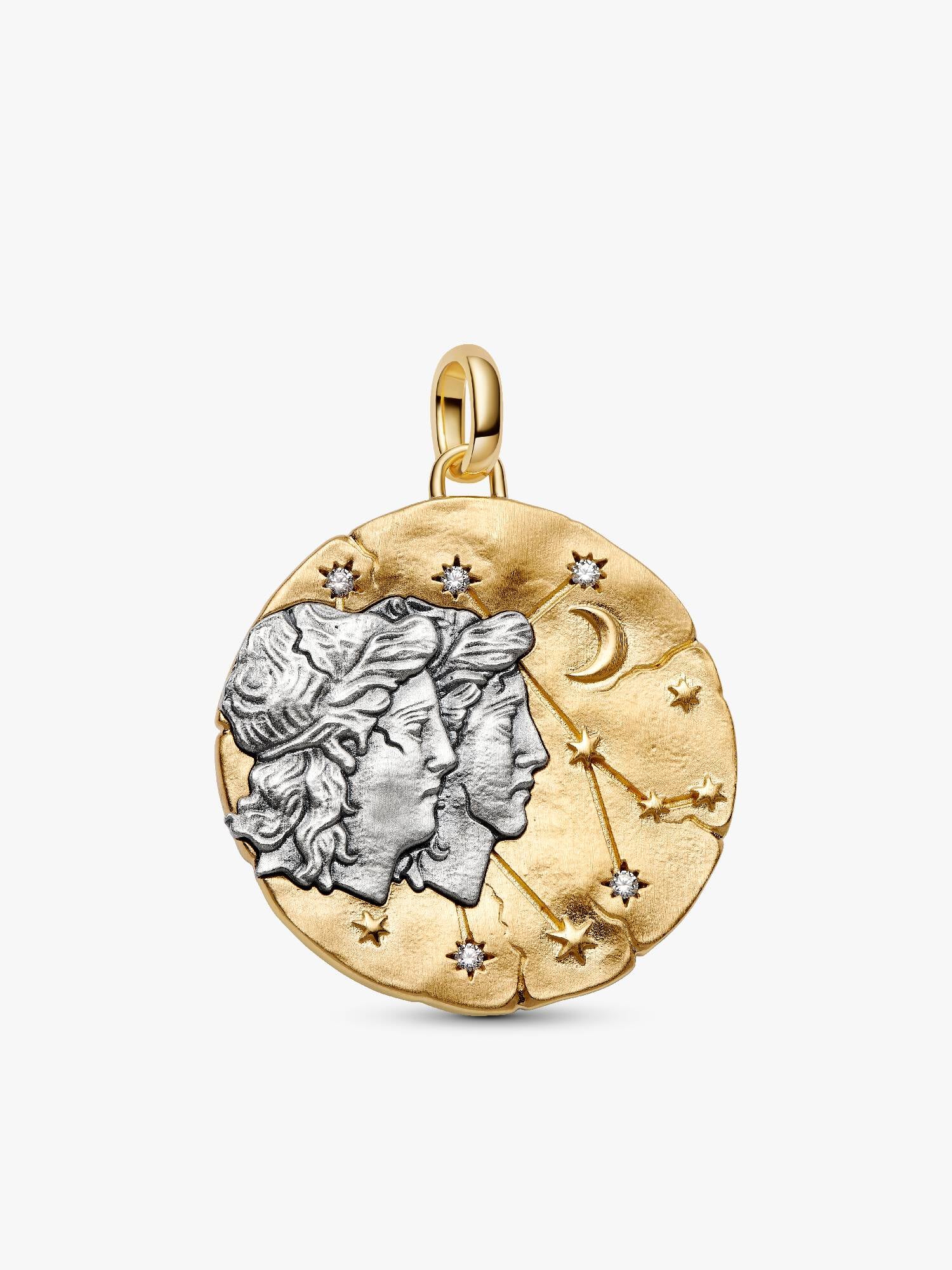 Gemini Zodiac Oversized Talisman Charm