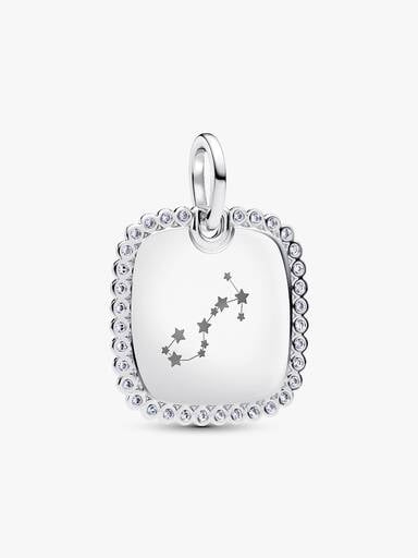 Engravable Square Tag Pendant