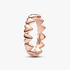 Row of Hearts Ring Row of Hearts Ring