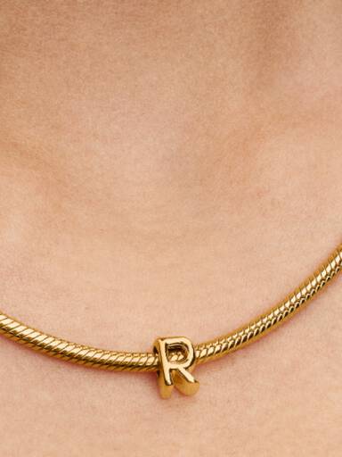 Letter R Alphabet Mini Charm