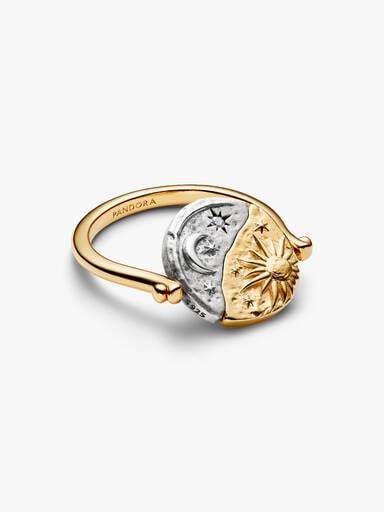 Sun & Moon Reversible Talisman Ring