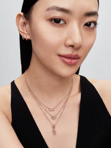 Linked Hearts Collier Necklace