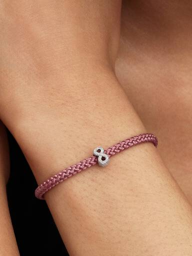 Textured Infinity Symbol Mini Charm