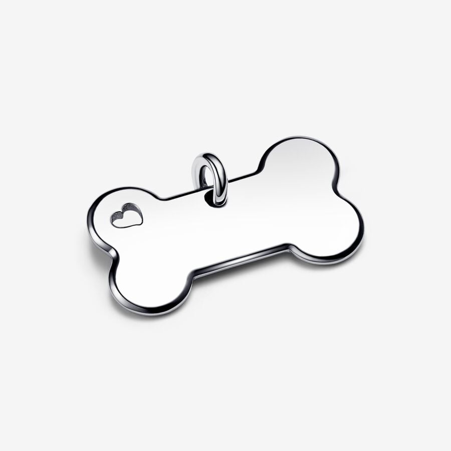 Engravable Dog Bone Pet Collar Tag image number 0