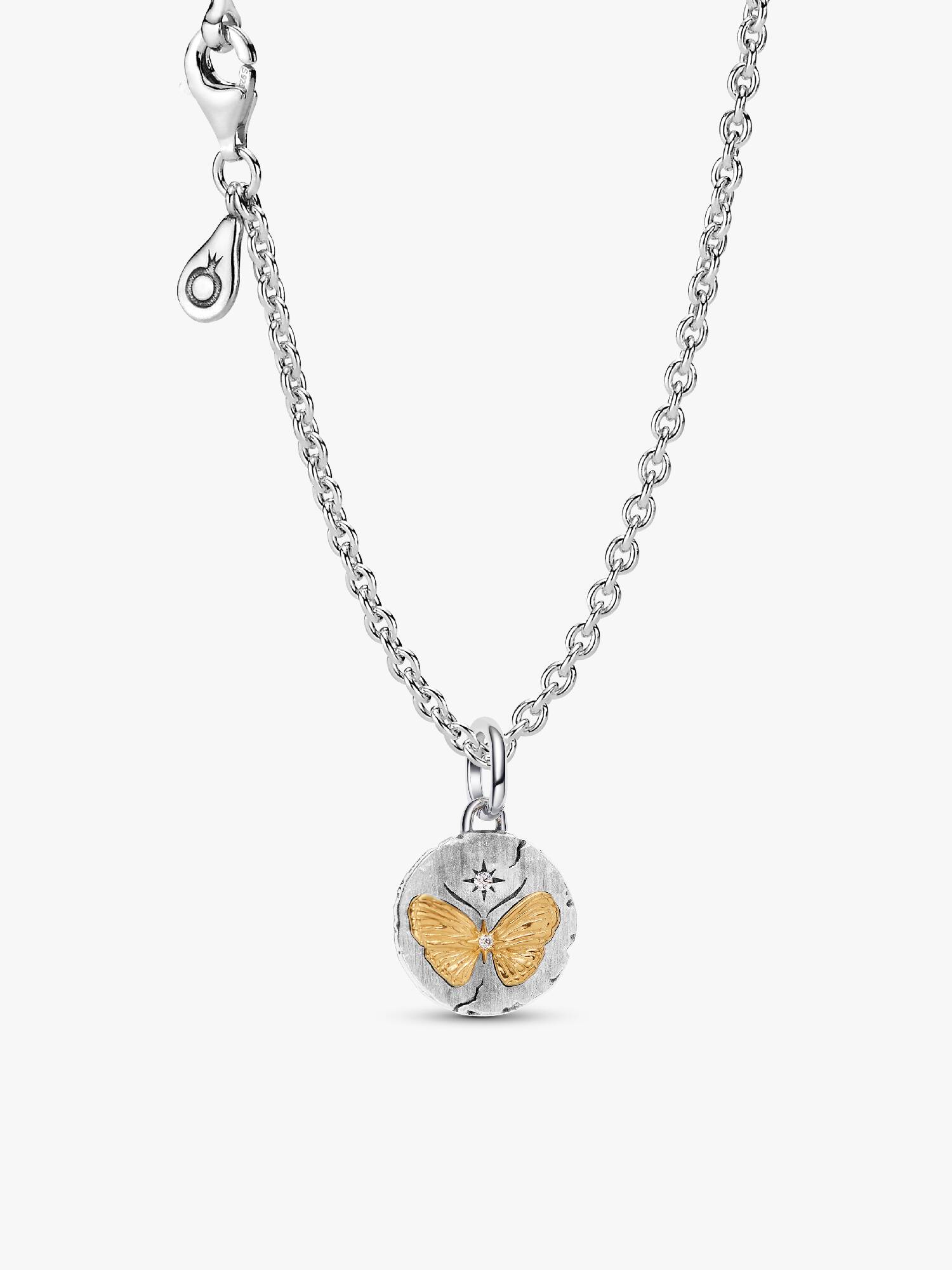 Butterfly Talisman Medallion Necklace Set