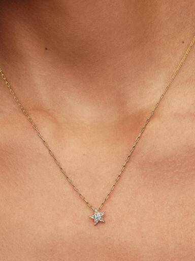 Sparkling Stella Pendant Necklace