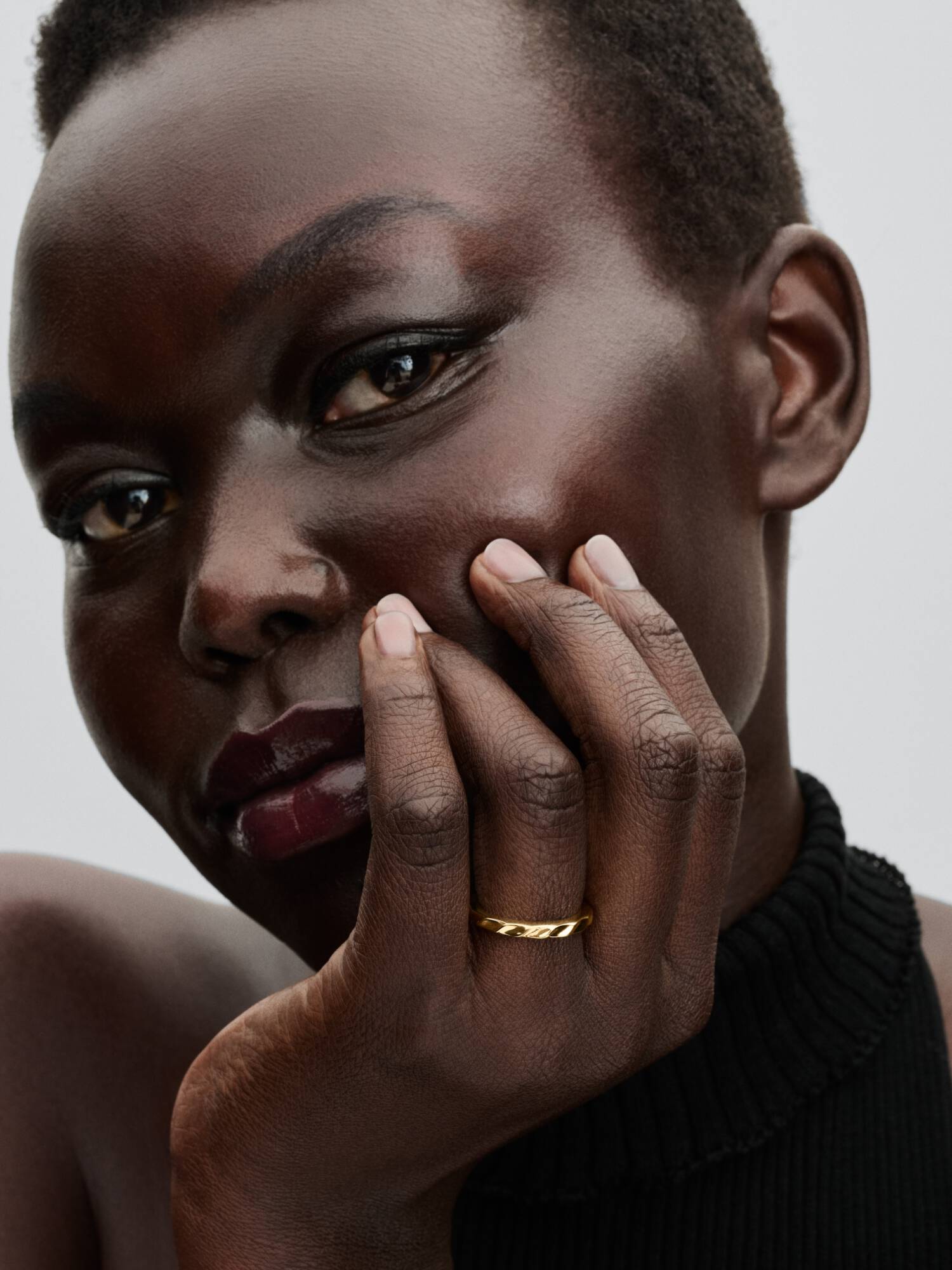 Rippled Band Ring