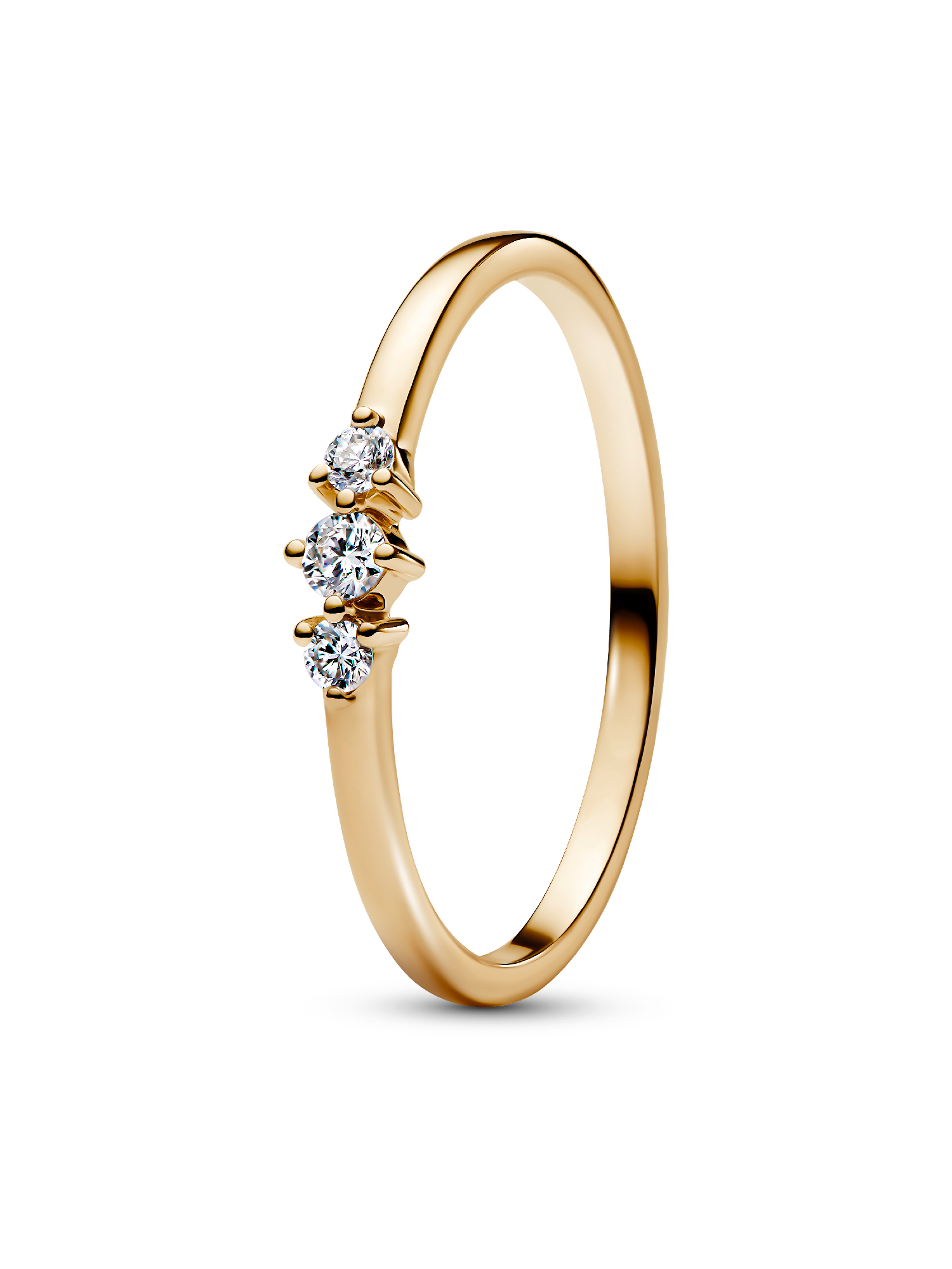 Pandora Era Lab-Grown Diamond Triple Stone Ring