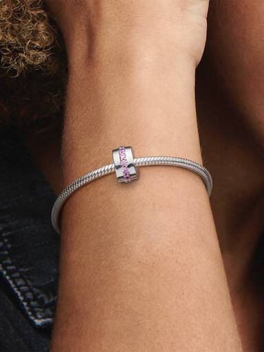 Pink Sparkling Row Clip