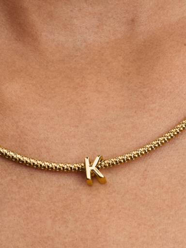 Letter K Alphabet Mini Charm
