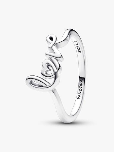 Handwritten Love Ring