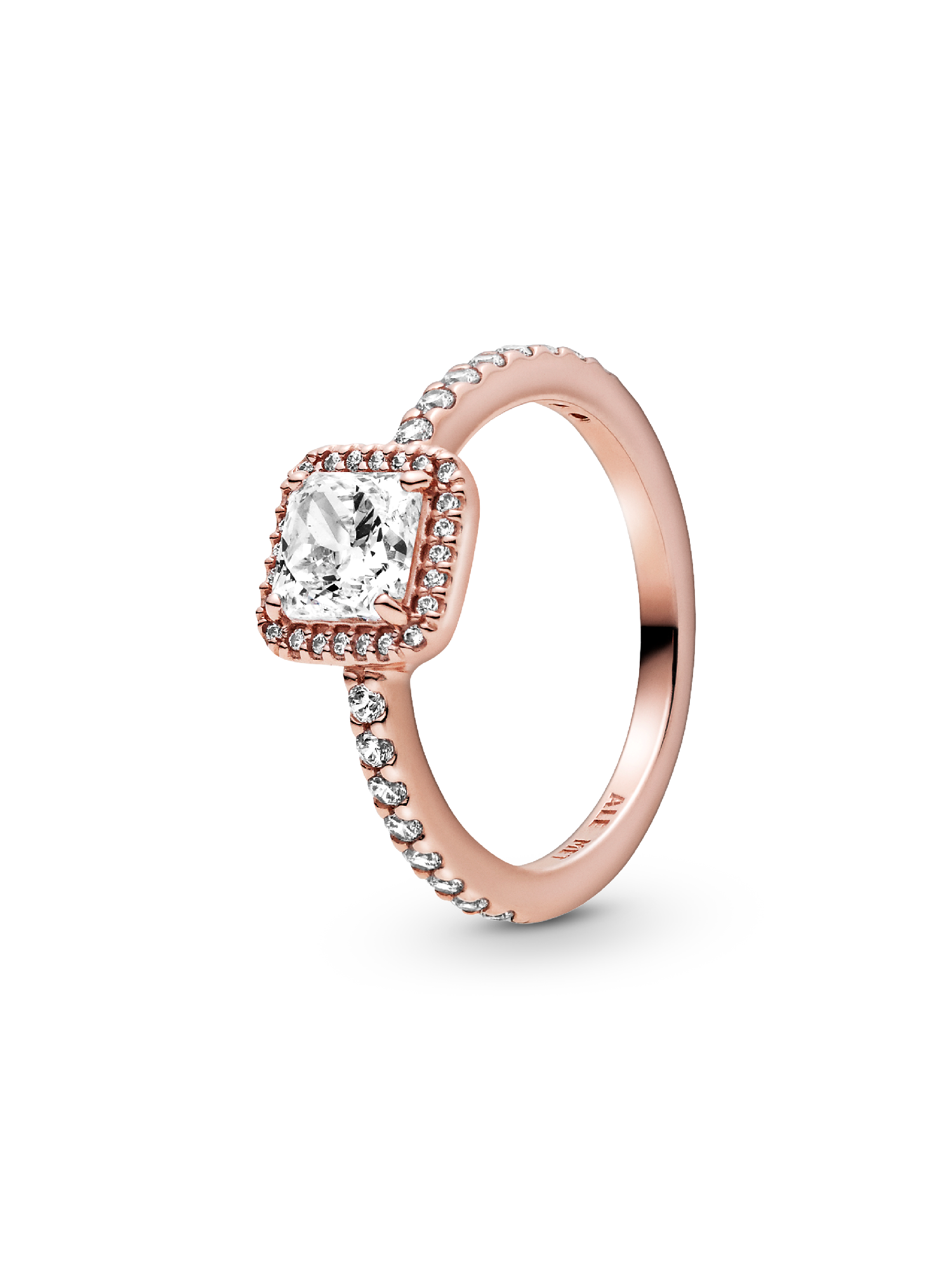 Sparkling Halo Ring