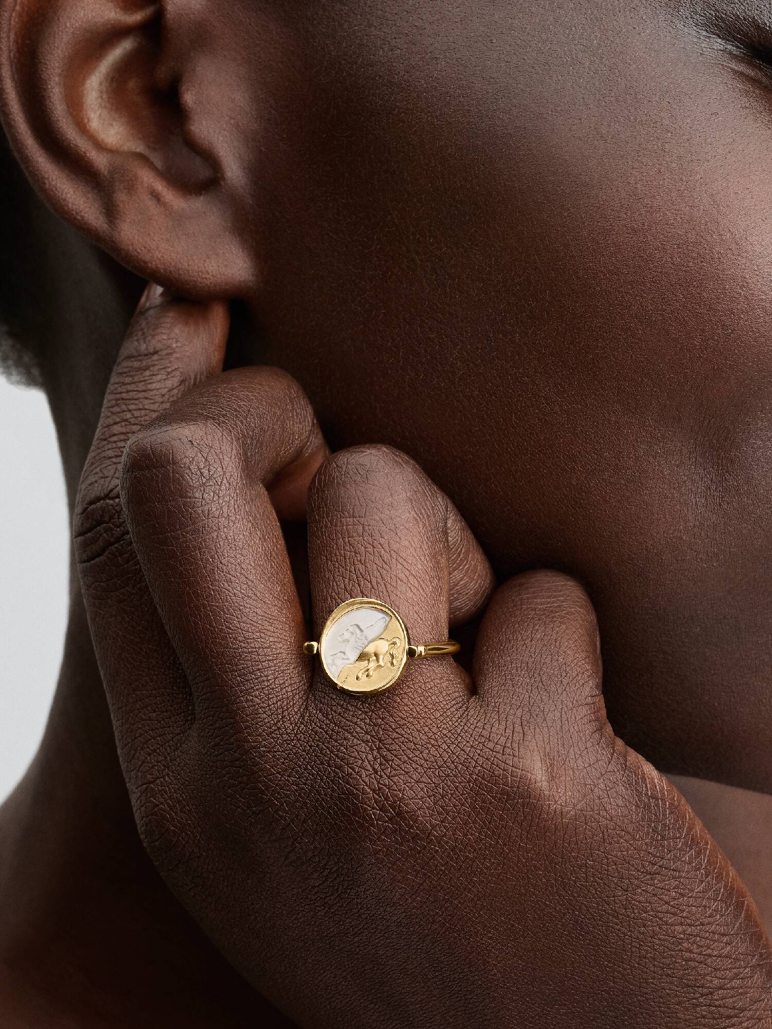 Pegasus Reversible Talisman Ring