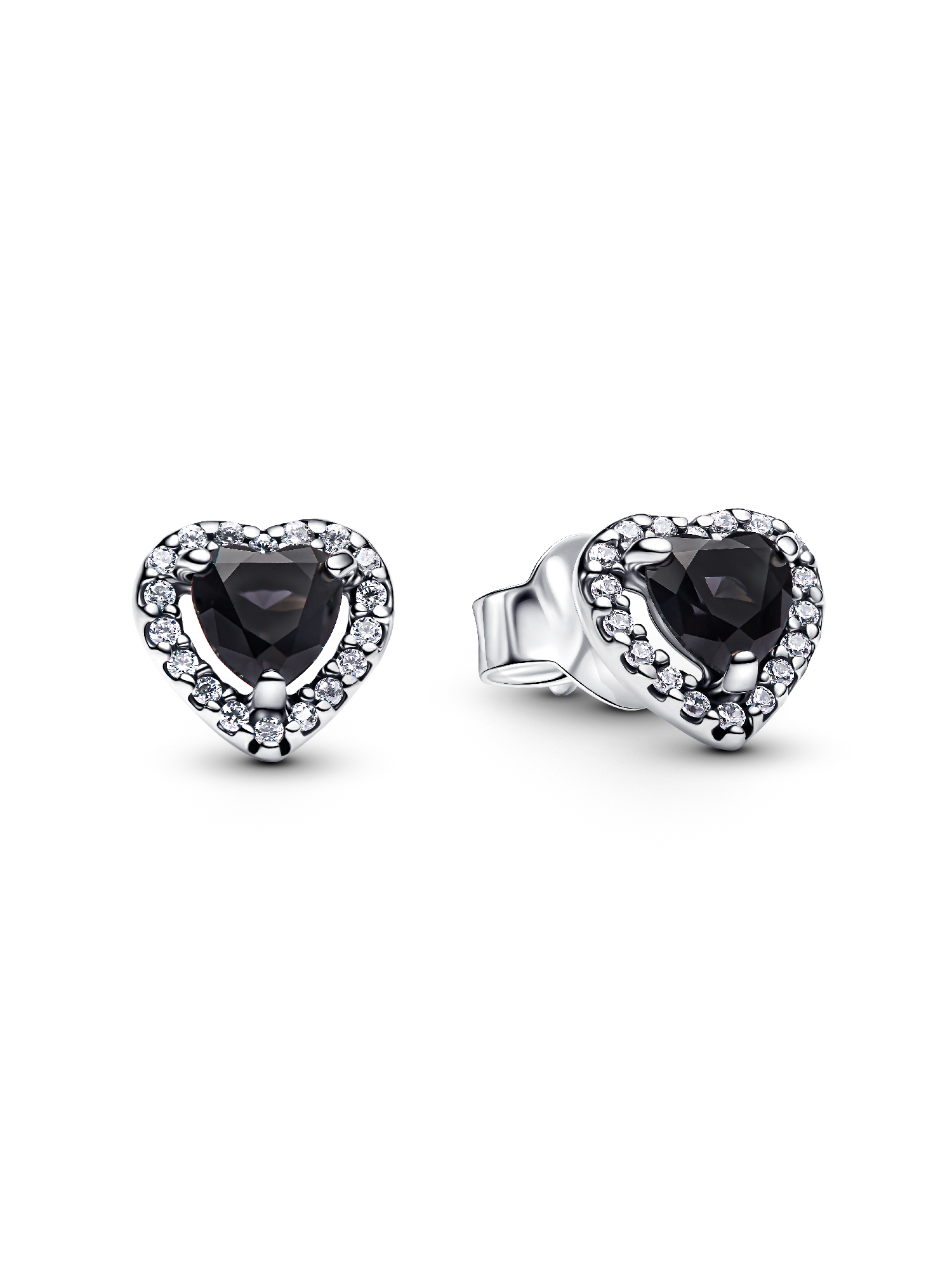 Elevated Heart Stud Earrings