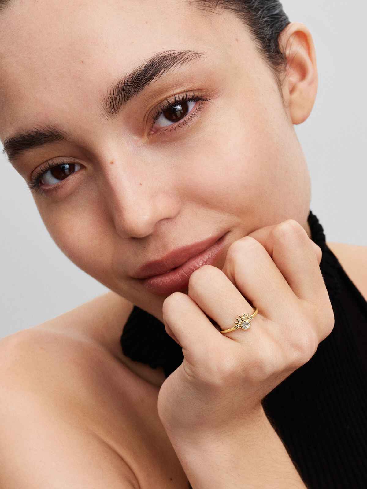 Pandora Stack Gold plated Stacking rings for Women | Pandora AU