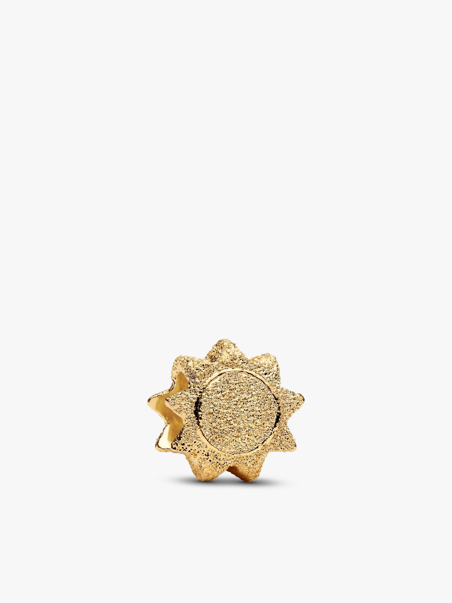 Textured Sun Mini Charm